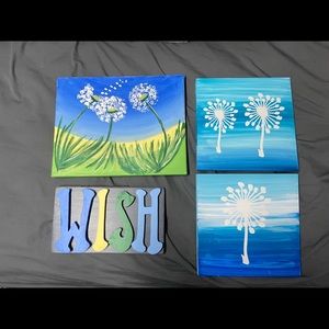 Hand painted home decor.